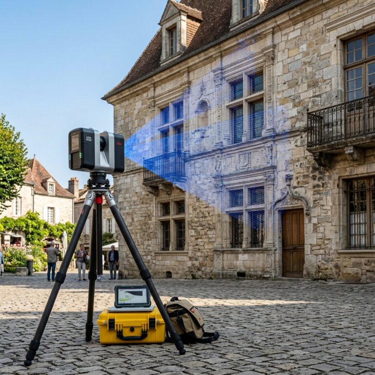 Relevés Architecturaux, Laser 3D & Photogrammétrie Drone